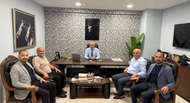 HACDAN DÖNEN GÜLTEKİN ŞENEL'E HEMŞERİLERİNDEN ZİYARET