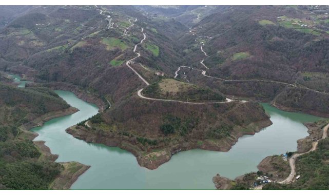 Kocaeli'nin içme suyu kaynağı Yuvacık Barajı'nda yüz güldüren doluluk