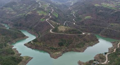Kocaeli'nin içme suyu kaynağı Yuvacık Barajı'nda yüz güldüren doluluk