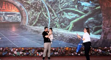 Körfez Aqua Akvaryumu'nda 41 bininci ziyaretçi sürprizi