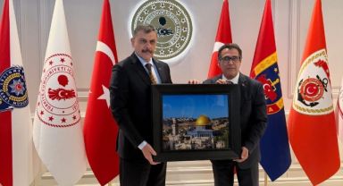 ROMANLAR KONFEDERASYONU'NDAN İÇİŞLERİ BAKANI MUSTAFA ÇİFTÇİ'YE HAYIRLI OLSUN ZİYARETİ