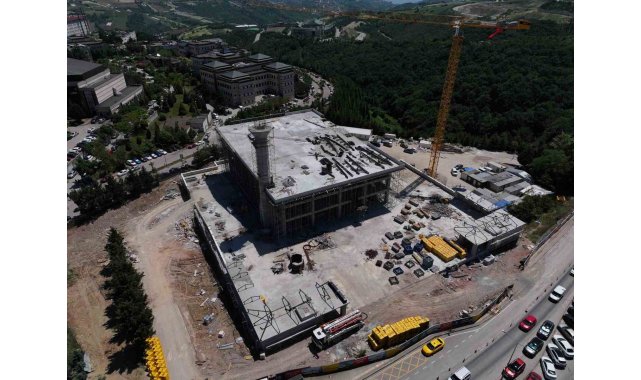 Umuttepe Cami ve Otoparkı projesinde sona yaklaşıldı