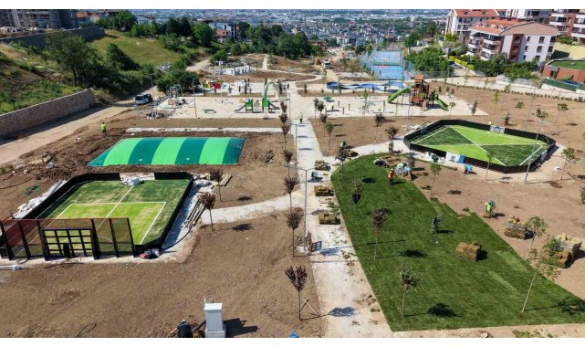 Yeşilyurt Millet Bahçesi'nde sona yaklaşıldı