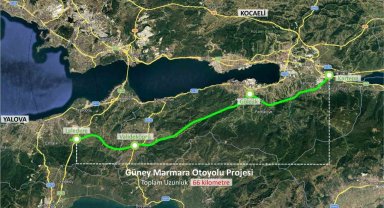 78 kilometrelik Kocaeli-Yalova Otoyolu'nda planlar onaylandı