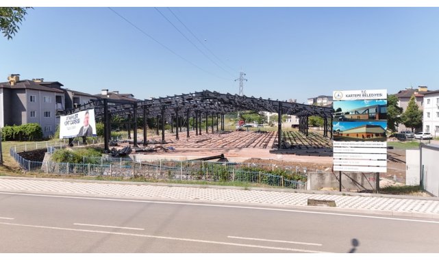 Ataevler Kent Çarşısı inşaatı sürüyor