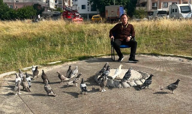 AZİZ KILIÇARSLAN'IN STRES TERAPİSİ GÜVERCİNLER