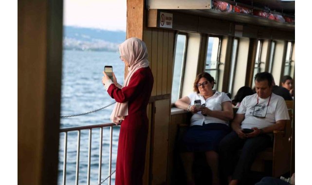 İzmit Körfezi'nde vapur keyfi