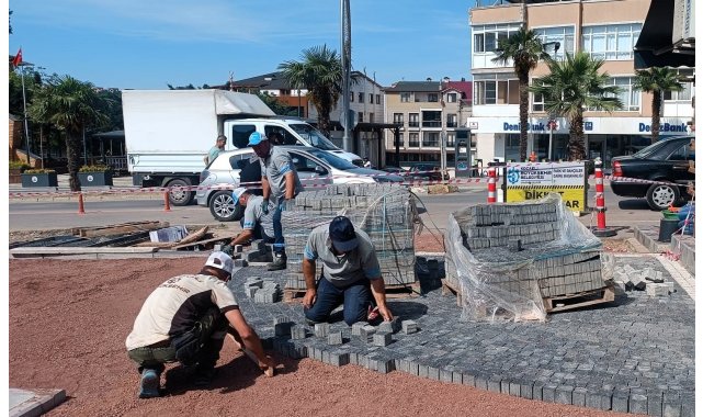 Kandıra'nın yeni meydanı şekilleniyor