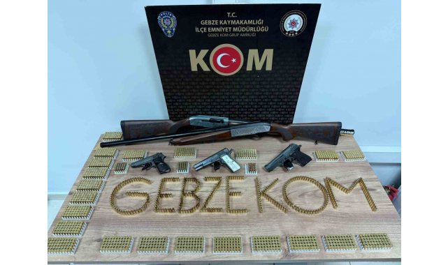 Kocaeli'de operasyon: Bin 513 fişek ele geçirildi