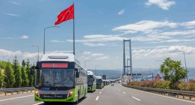 Kocaeli'de toplu ulaşımın yükünü büyük oranda doğalgazlı otobüsler çekiyor
