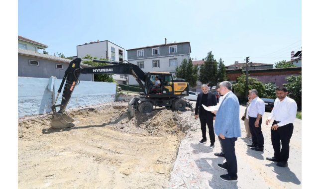 Semt konağı için ilk kazı başladı