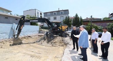 Semt konağı için ilk kazı başladı